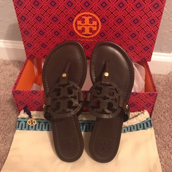 Brand new Tory Burch Miller sandals size 6 box and dust bag - Picture 1 of 5